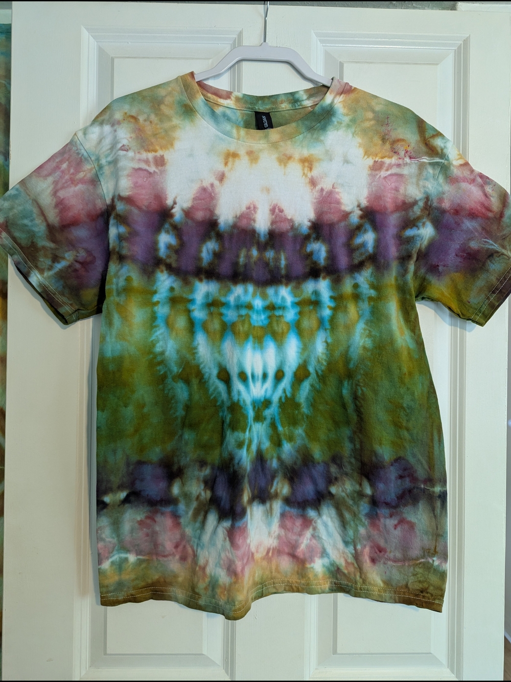 Purple green Tie-Dye T-Shirt